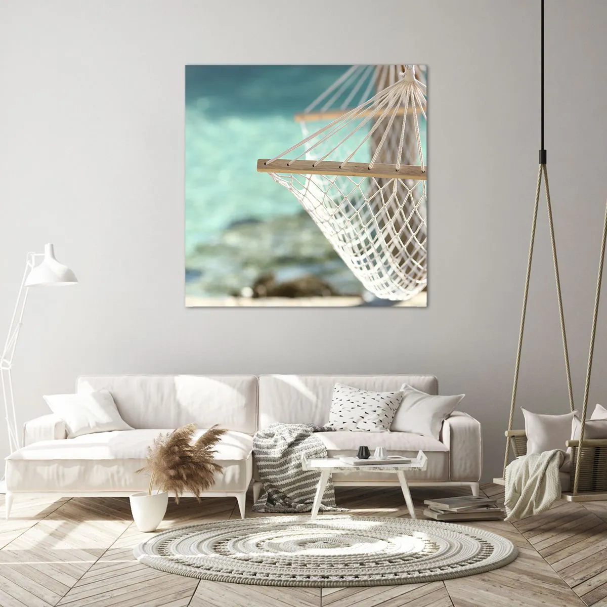 Impression sur toile - Image sur toile - Le temps de la détente - 70x70 cm