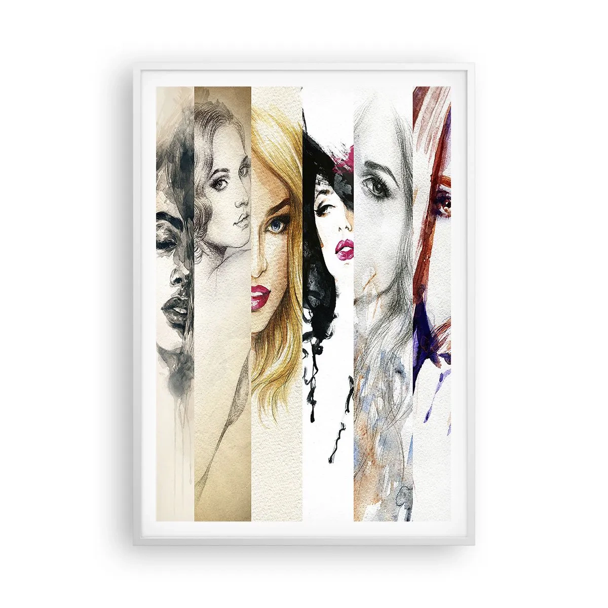 Affiche dans un cadre blanc - Poster - Et c'est toujours TOI - 70x100 cm