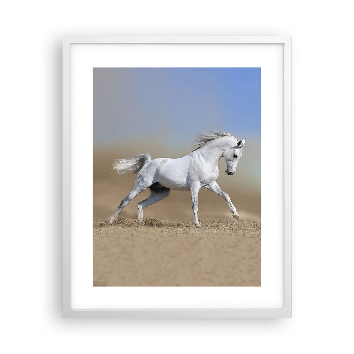 Affiche dans un cadre blanc - Poster - Le plus beau conte de fées arabe - 40x50 cm