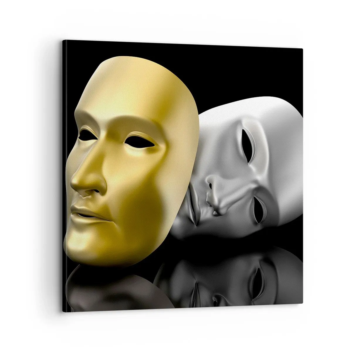 Impression sur toile - Image sur toile - La vie est un théâtre - 60x60 cm