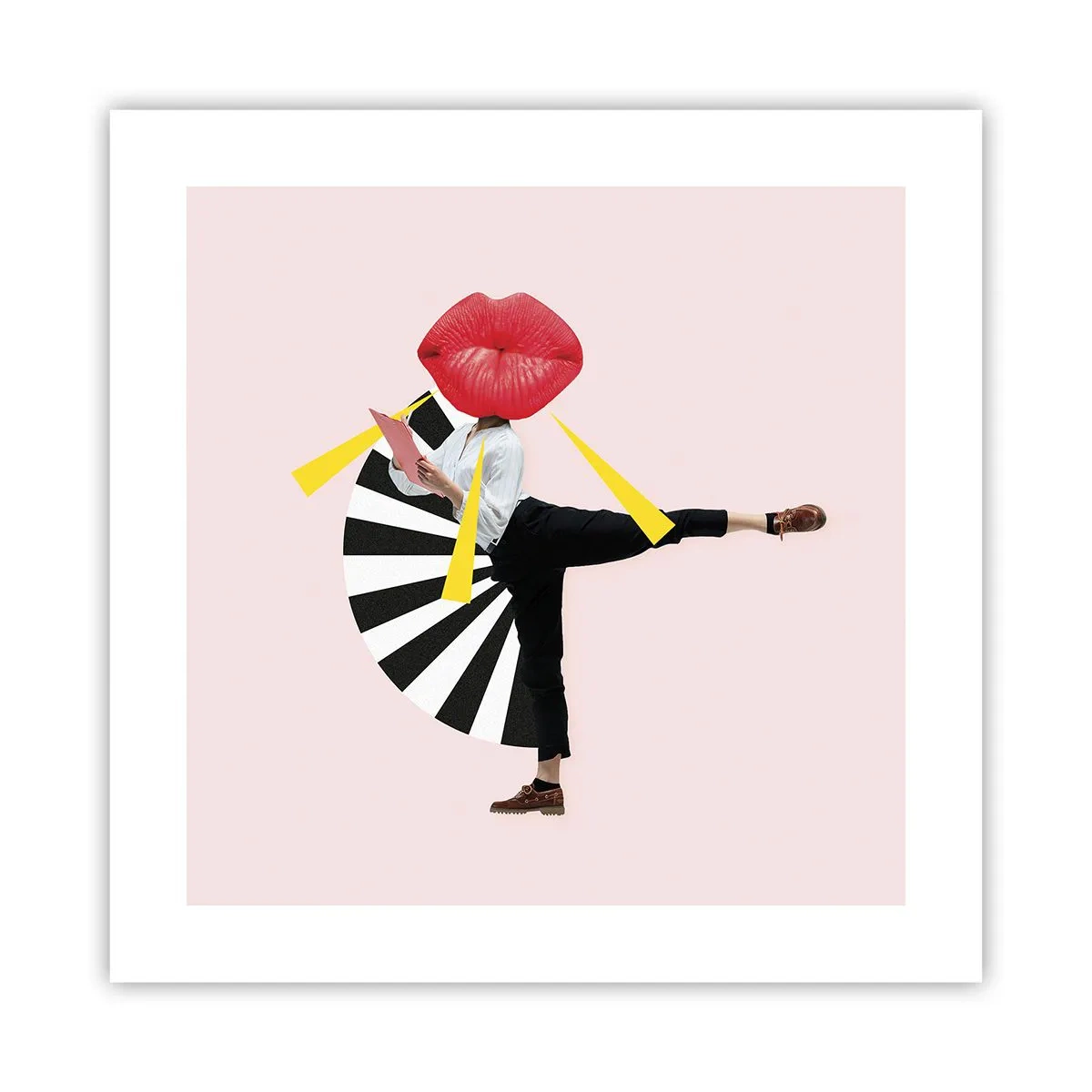 Affiche - Poster - Pop-art surréaliste - 40x40 cm