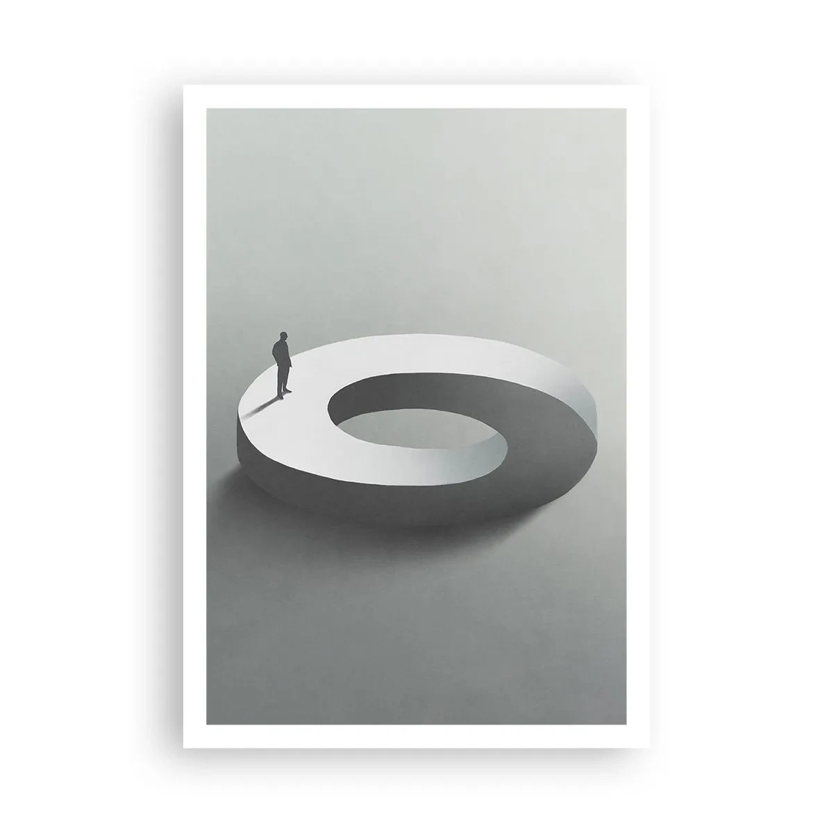 Affiche - Poster - Et sois intelligent ici - 70x100 cm