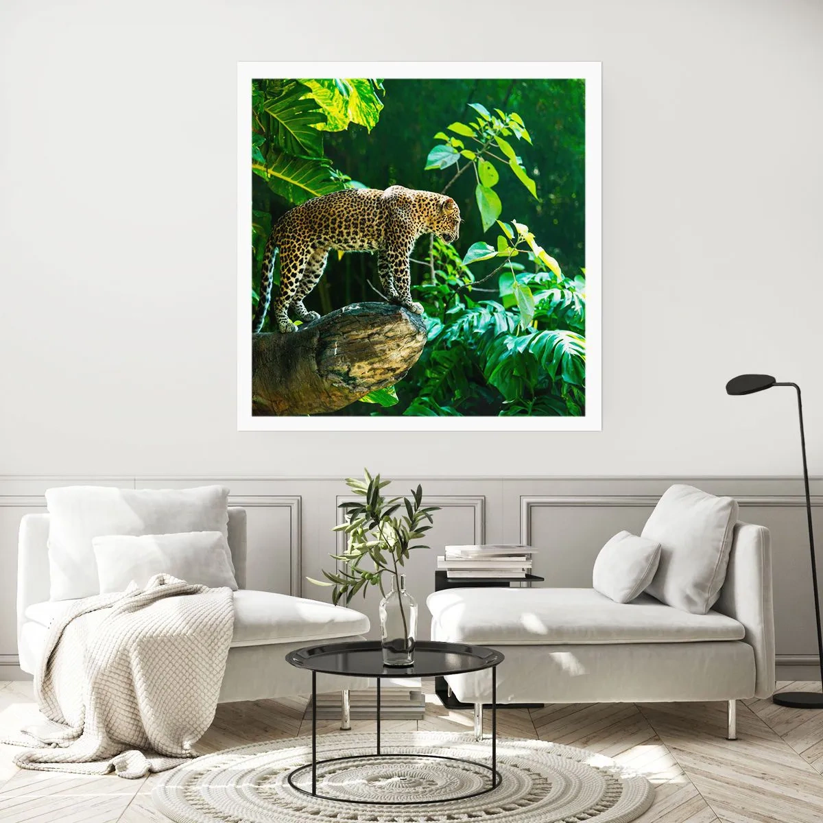 Affiche - Poster - À la chasse? - 40x40 cm