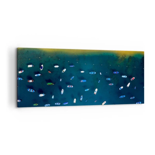 Impression sur toile - Image sur toile - Jeu de vacances - 100x40 cm