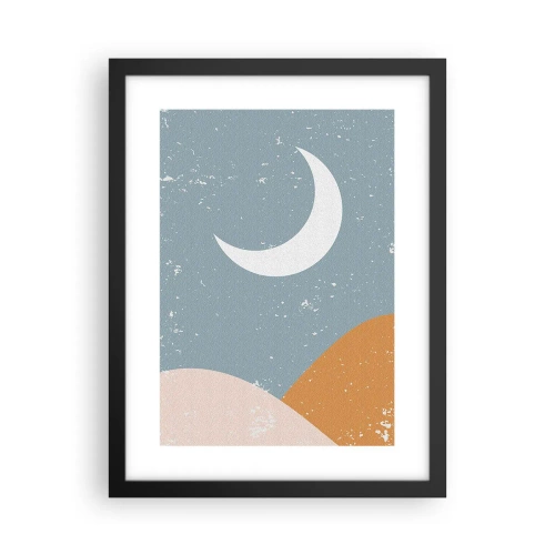 Affiche dans un cadre noir - Poster - Miracle de nombreuses nuits - 30x40 cm