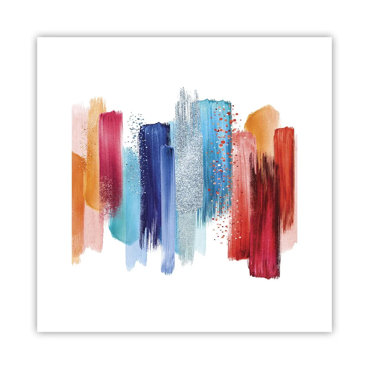 Affiche - Poster - En haut et en bas - 30x30 cm