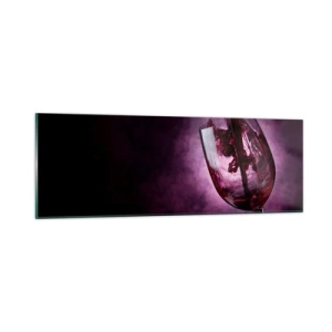 Impression sur verre - Image sur verre - Écarlate? Carmin? Non, rubis. - 90x30 cm