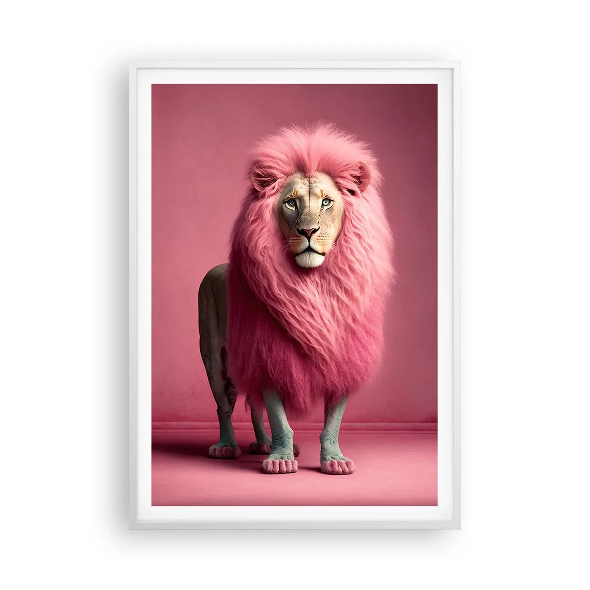 Affiche dans un cadre blanc - Poster - Et tu n'as plus peur - 70x100 cm