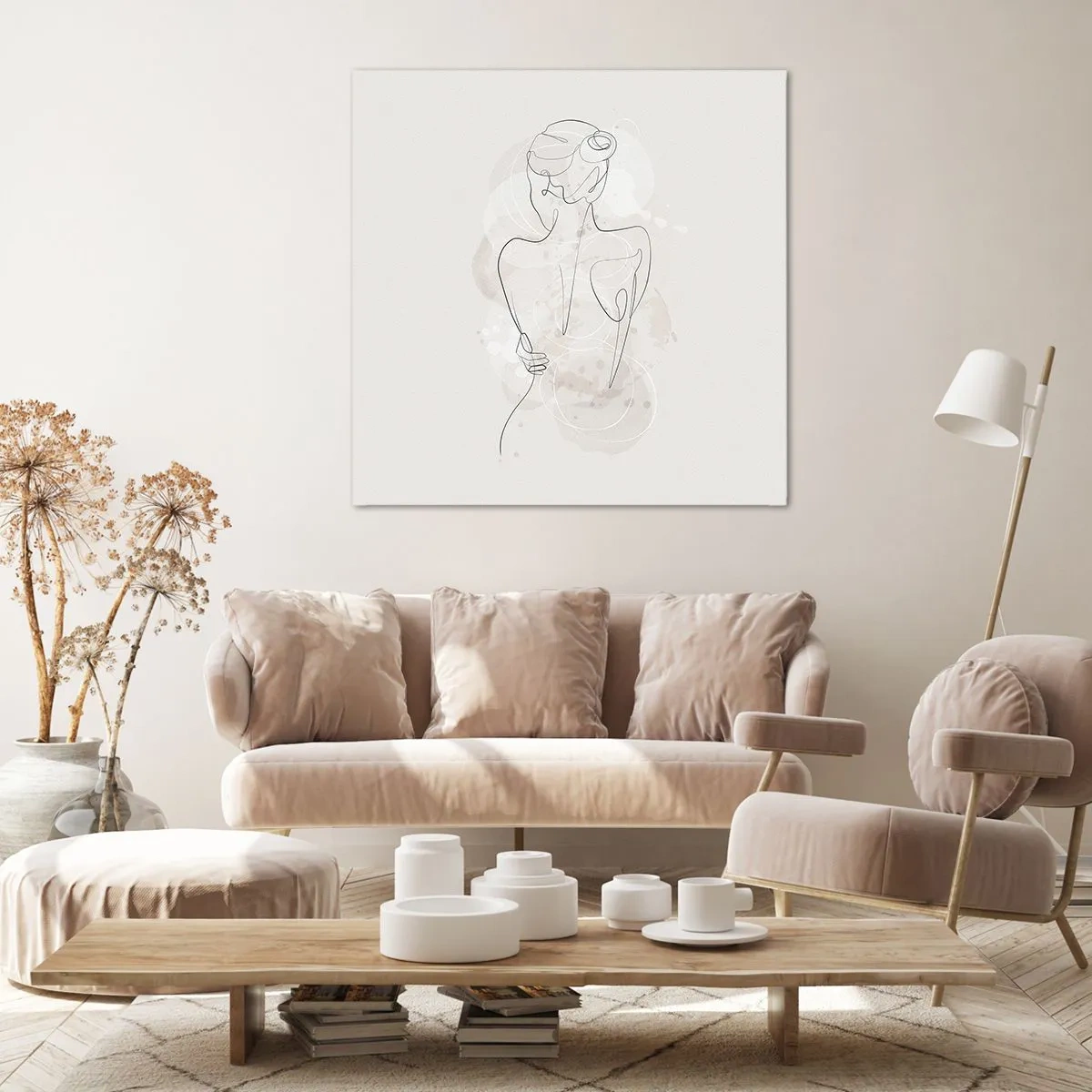 Impression sur toile - Image sur toile - Comme un instrument sensible - 60x60 cm