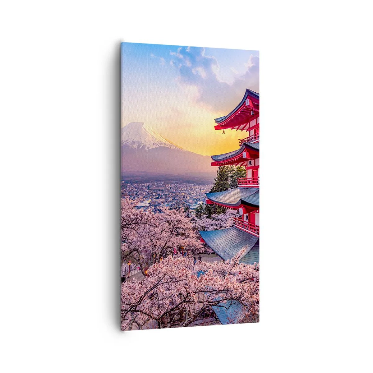 Impression sur toile - Image sur toile - Essence d'âme japonnaise - 65x120 cm