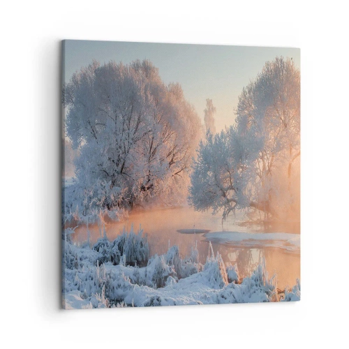 Impression sur toile - Image sur toile - Tout dans le soleil brille en cristal - 50x50 cm