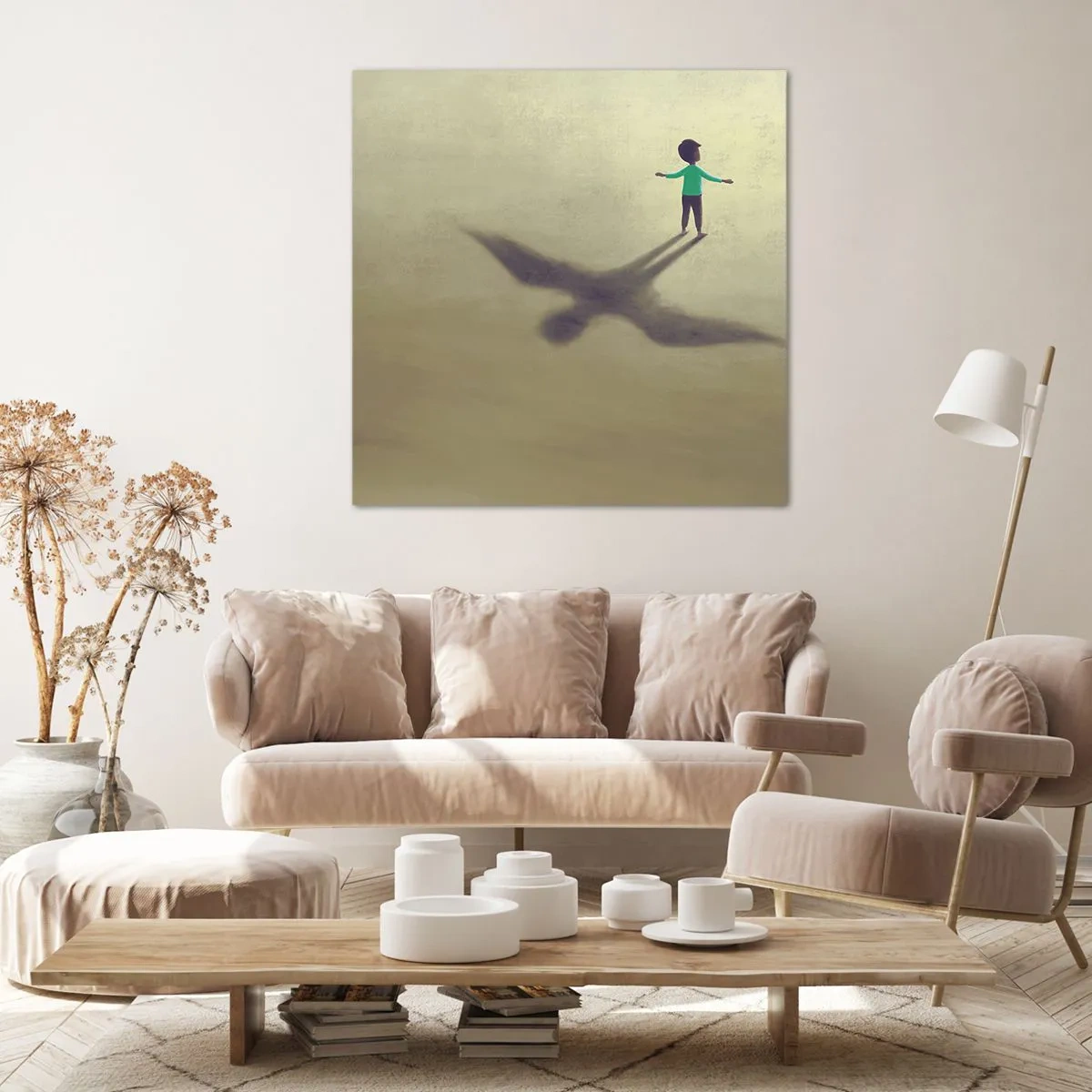 Impression sur toile - Image sur toile - Héros du futur - 60x60 cm