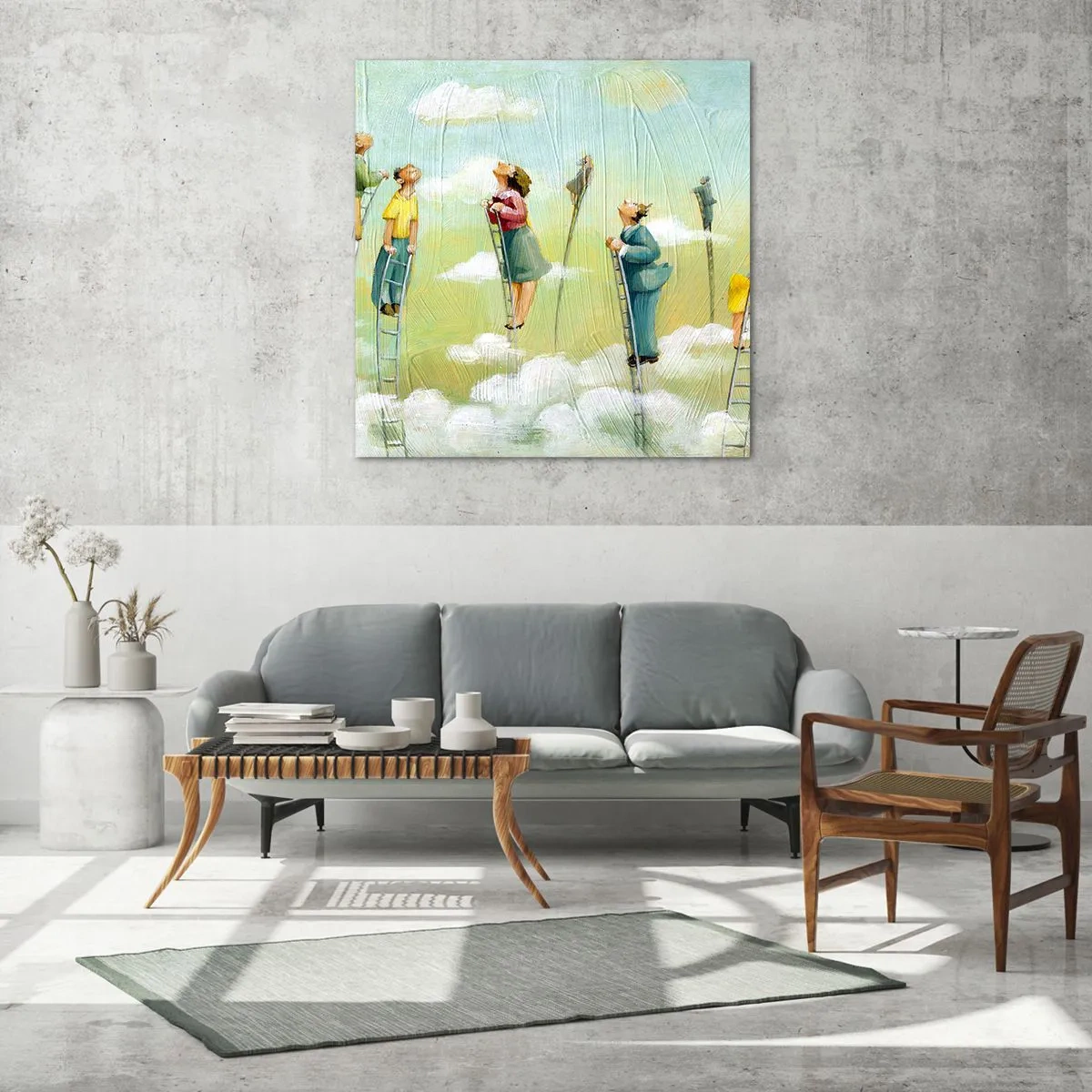 Impression sur verre - Image sur verre - Derrière ton rêve - 30x30 cm