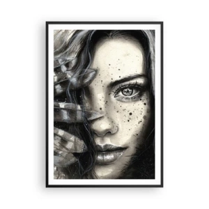 Affiche dans un cadre noir - Poster - Beauté sauvage - 70x100 cm