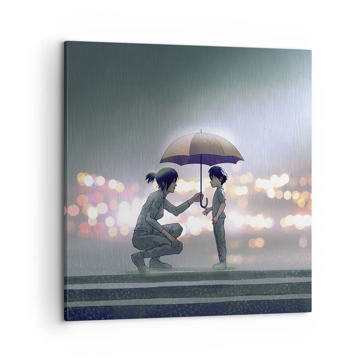 Impression sur toile - Image sur toile - Et maintenant, tout va bien - 50x50 cm