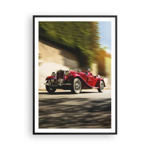 Affiche dans un cadre noir - Poster - Plus belle que Nike de Samothrace - 70x100 cm