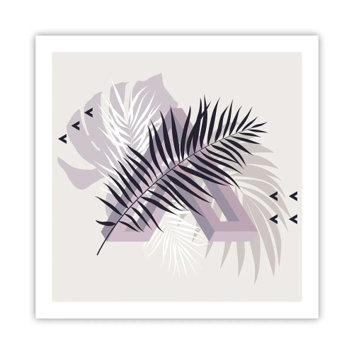 Affiche - Poster - L'ombre de l'obscurité - 60x60 cm