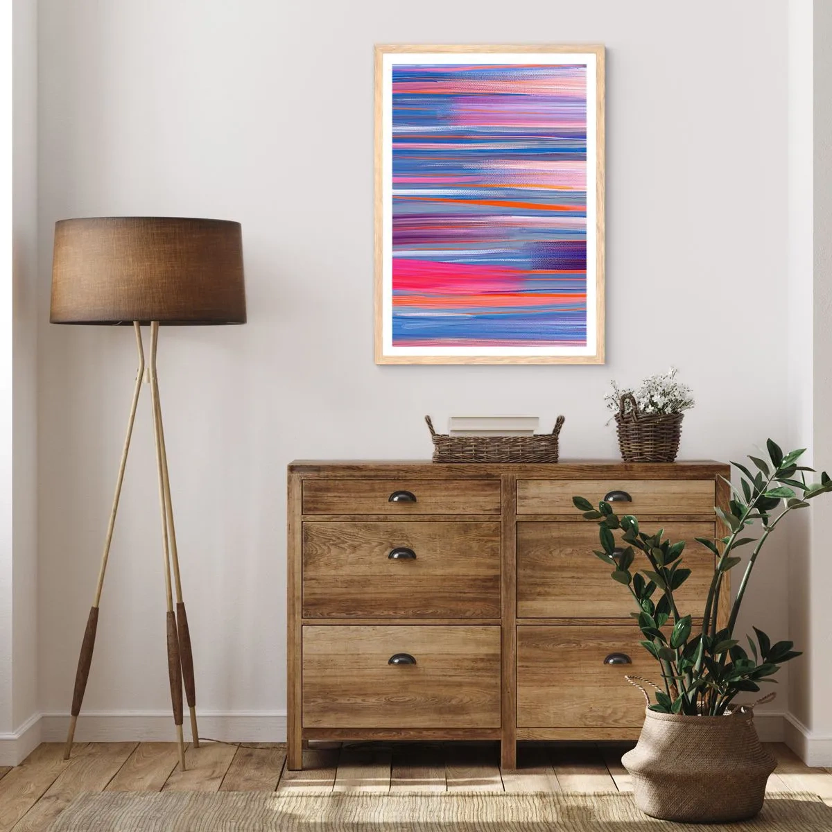 Affiche dans un chêne clair - Poster - Ascension - 40x50 cm