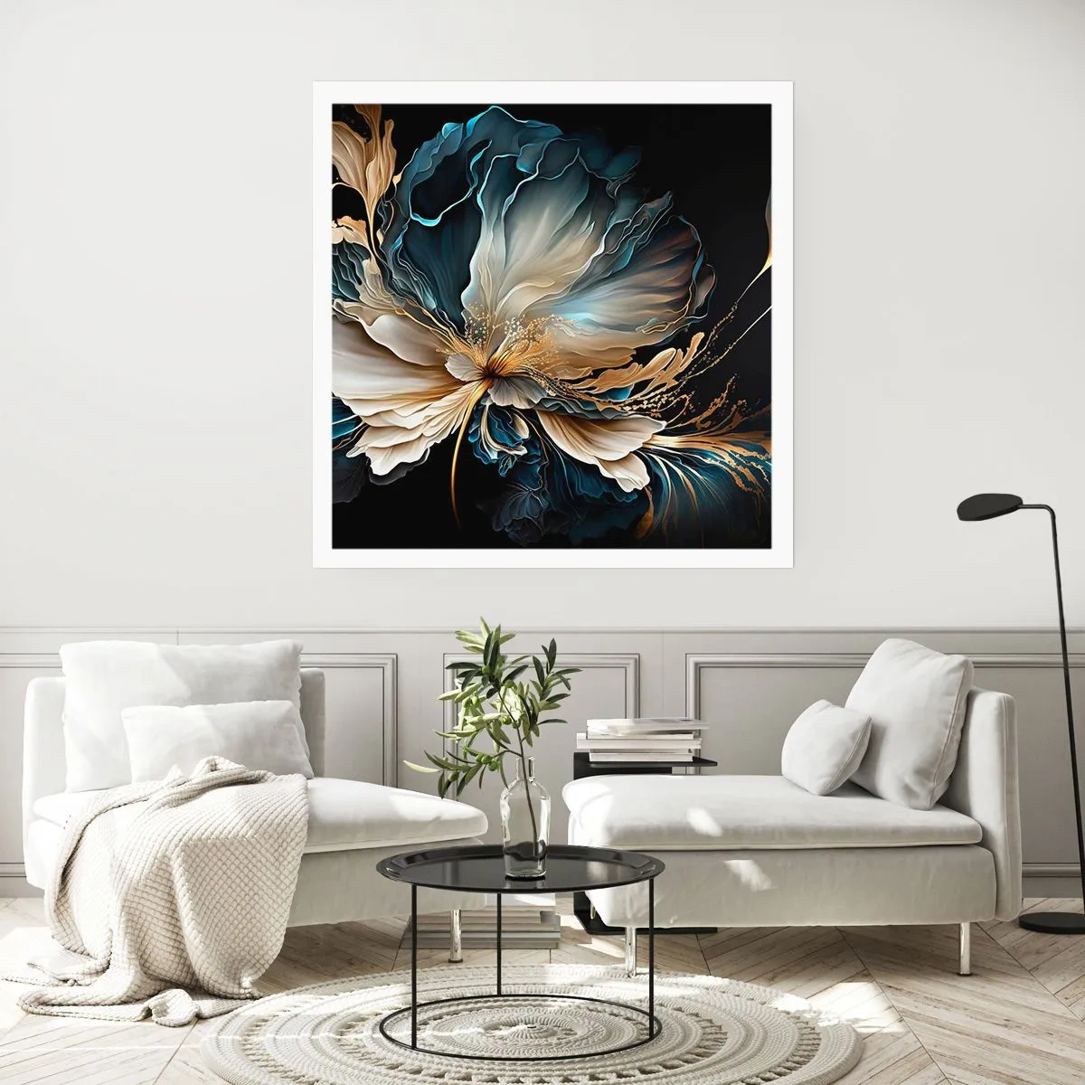 Affiche - Poster - Fleur de fougère de conte de fées - 50x50 cm