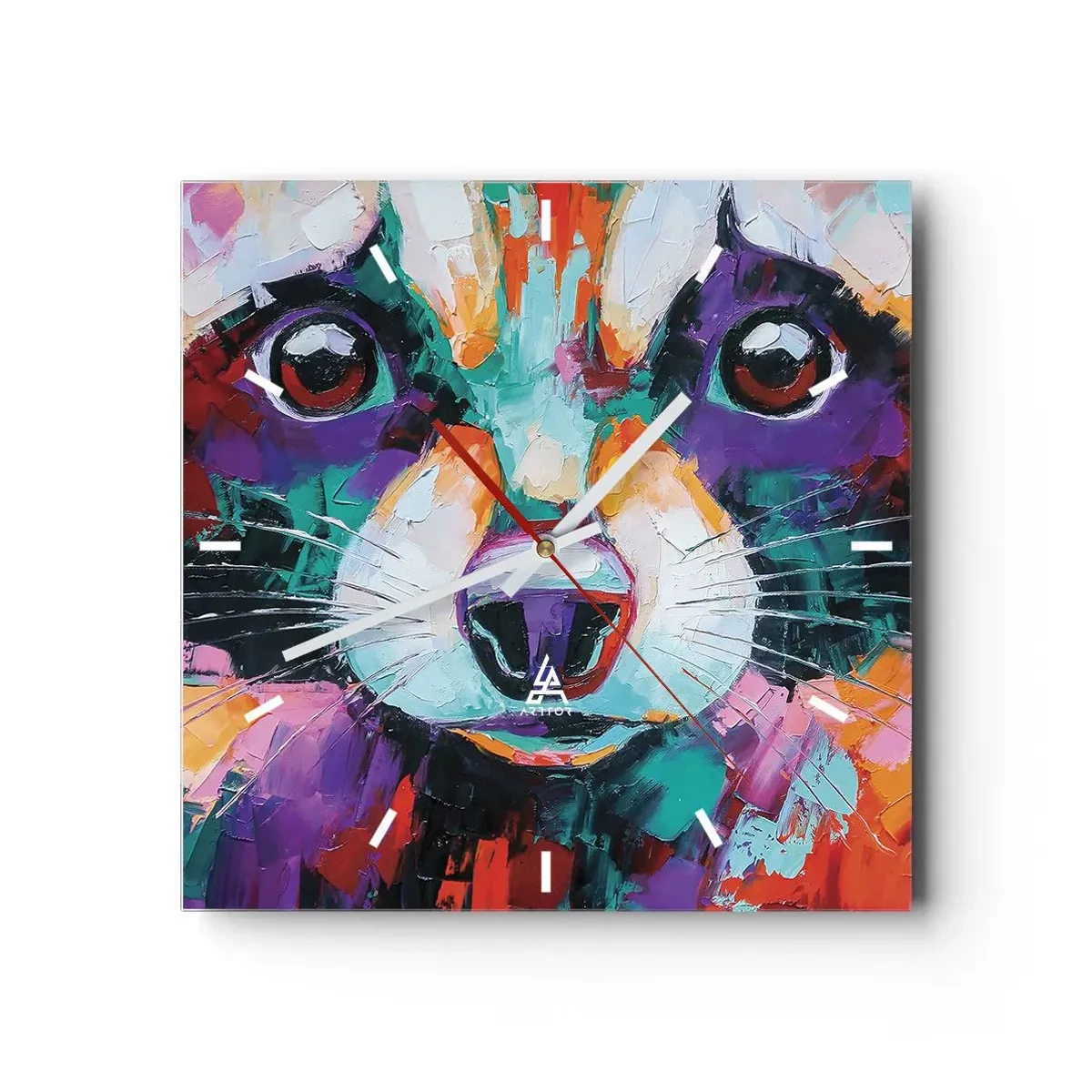 Horloge murale - Pendule murale - Uniquement de belles émotions - 40x40 cm