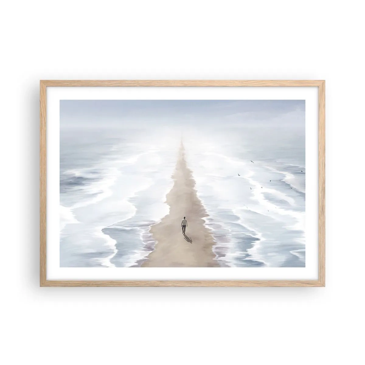 Affiche dans un chêne clair - Poster - Un brillant avenir - 70x50 cm