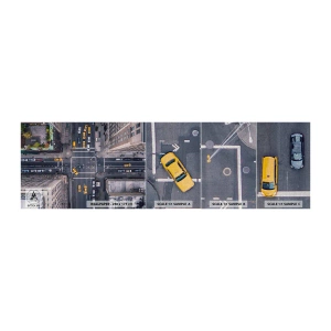 Échantillon de Papier Peint Premium Canvas - Un choix simple - New York, Ville, Architecture - 100x30 cm