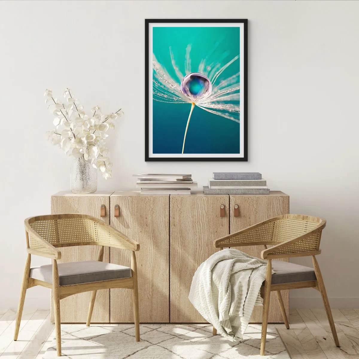 Affiche dans un cadre noir - Poster - Moment mystique - 40x50 cm