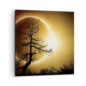 Impression sur toile - Image sur toile - Éclipse totale - 60x60 cm