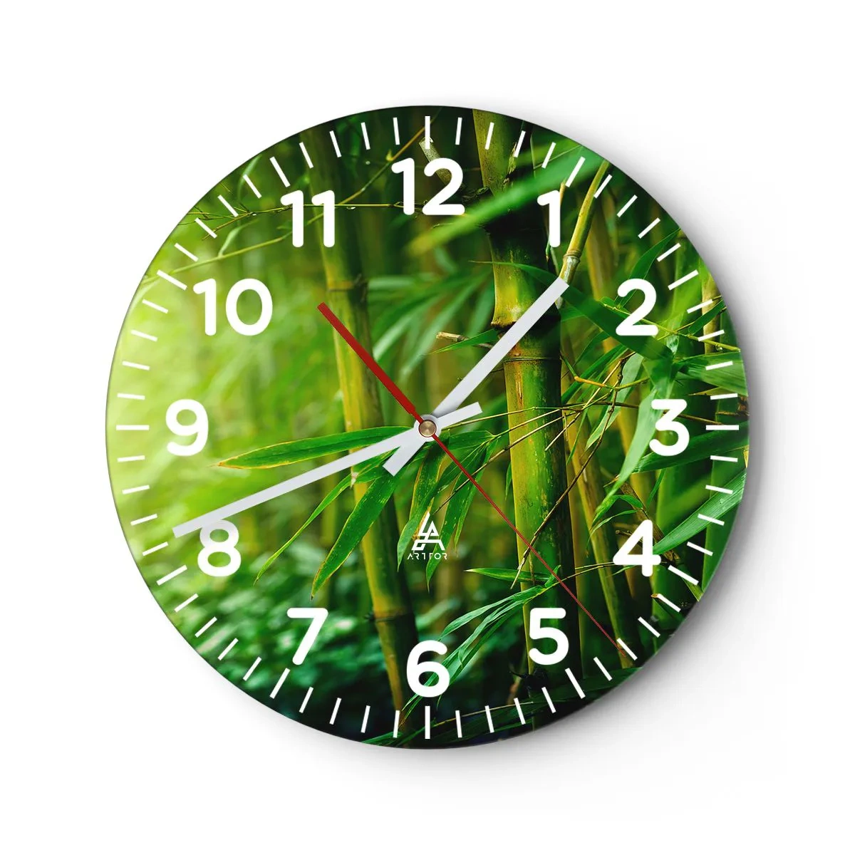 Horloge murale - Pendule murale - Apprenez à connaître le vert lui-même - 30x30 cm