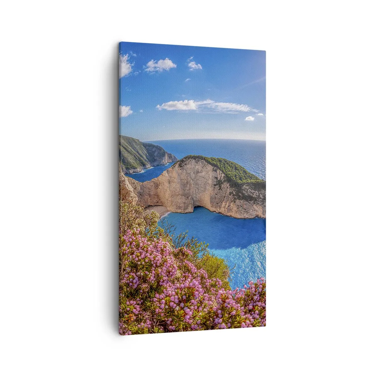 Impression sur toile - Image sur toile - Mes super vacances grecques - 45x80 cm