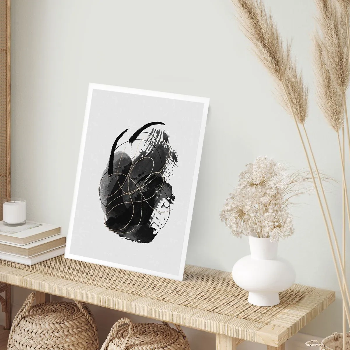 Affiche - Poster - Fait de noir - 30x40 cm