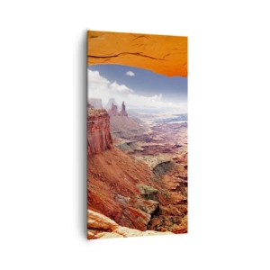 Impression sur toile - Image sur toile - Sculpté par la nature elle-même - 65x120 cm