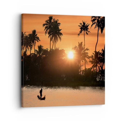 Impression sur toile - Image sur toile - Il est temps de se détendre - 30x30 cm