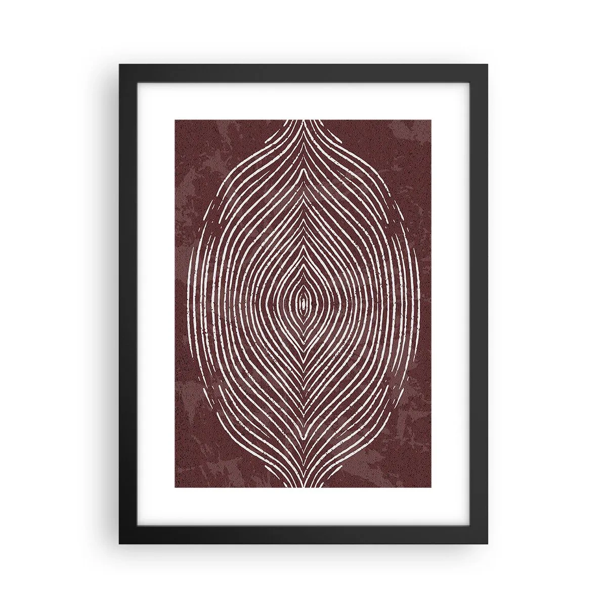 Affiche dans un cadre noir - Poster - L'espace parle - 30x40 cm