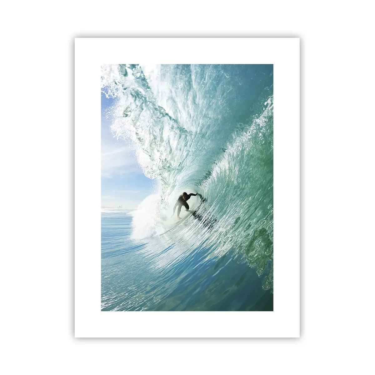 Affiche - Poster - Toujours sur la vague - 30x40 cm