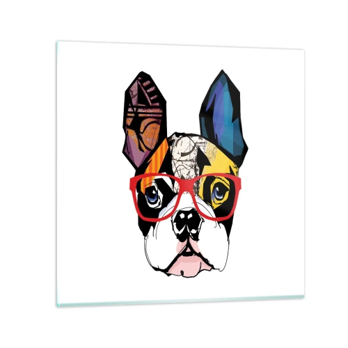 Impression sur verre - Image sur verre - Intellectuel - 60x60 cm