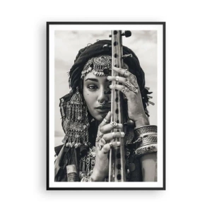 Affiche dans un cadre noir - Poster - Musique de l'Orient elle-même - 70x100 cm