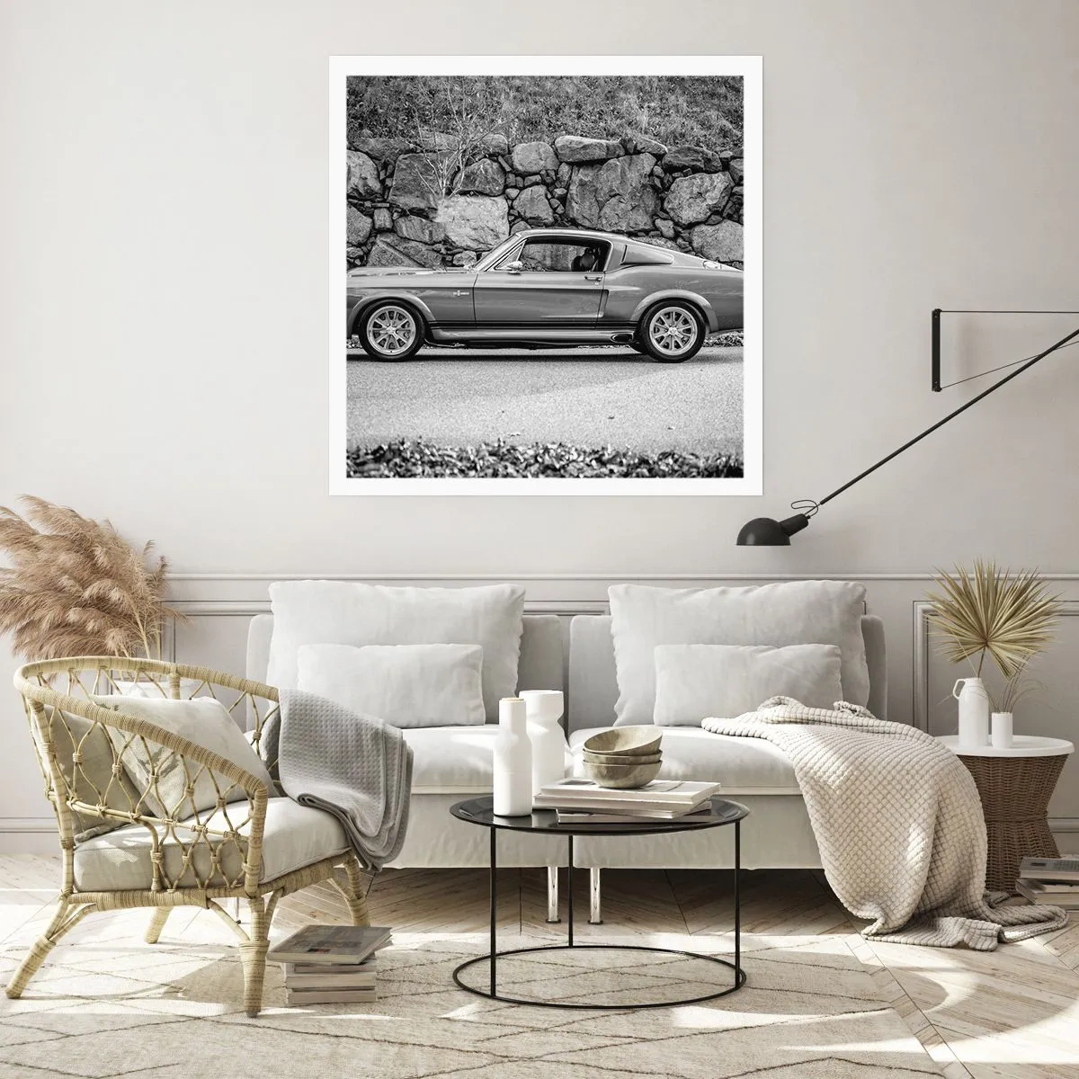 Affiche - Poster - Légende des années 60 - 40x40 cm