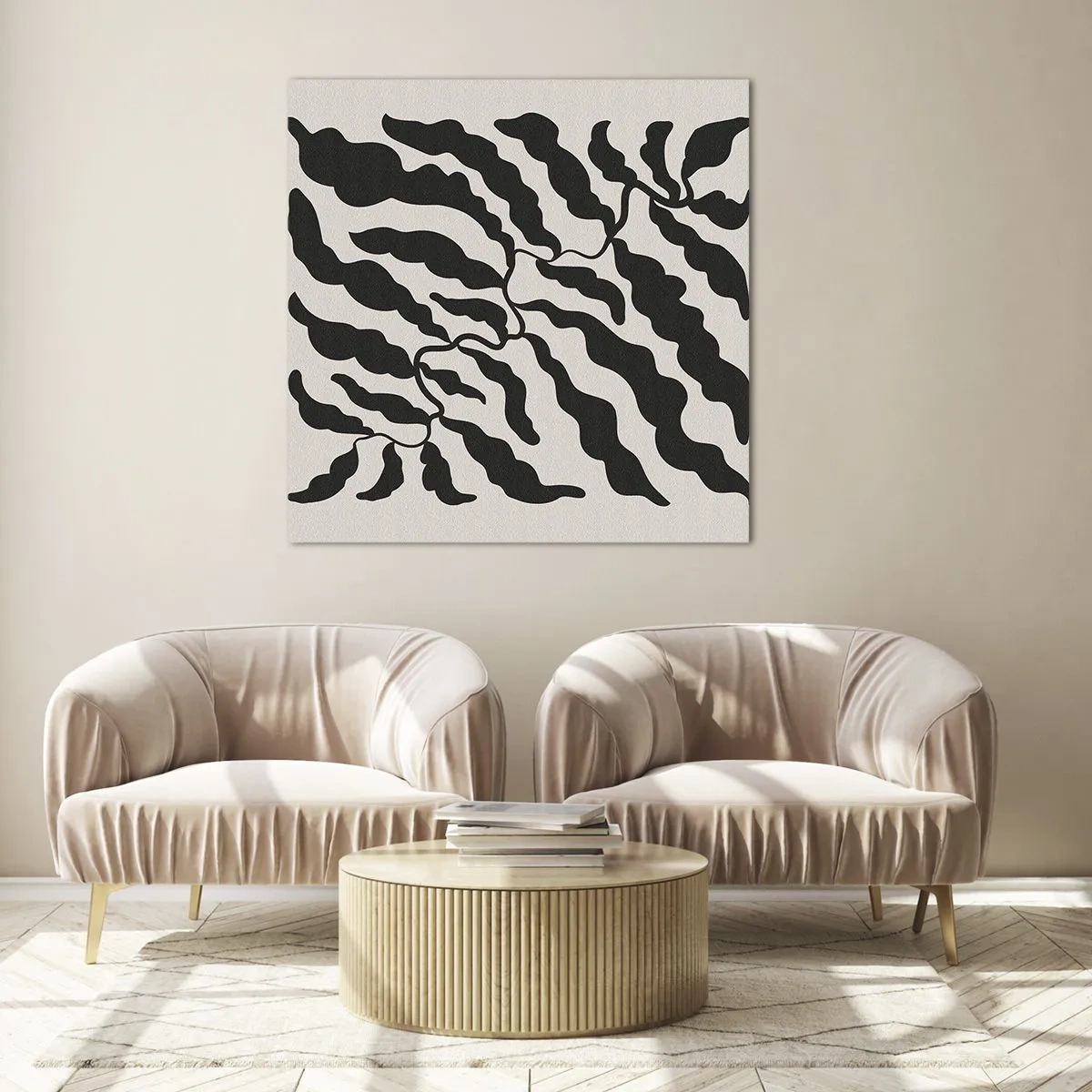 Impression sur verre - Image sur verre - La nature du carré - 70x70 cm