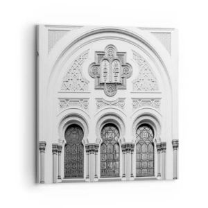 Impression sur toile - Image sur toile - À la frontière des cultures - 70x70 cm