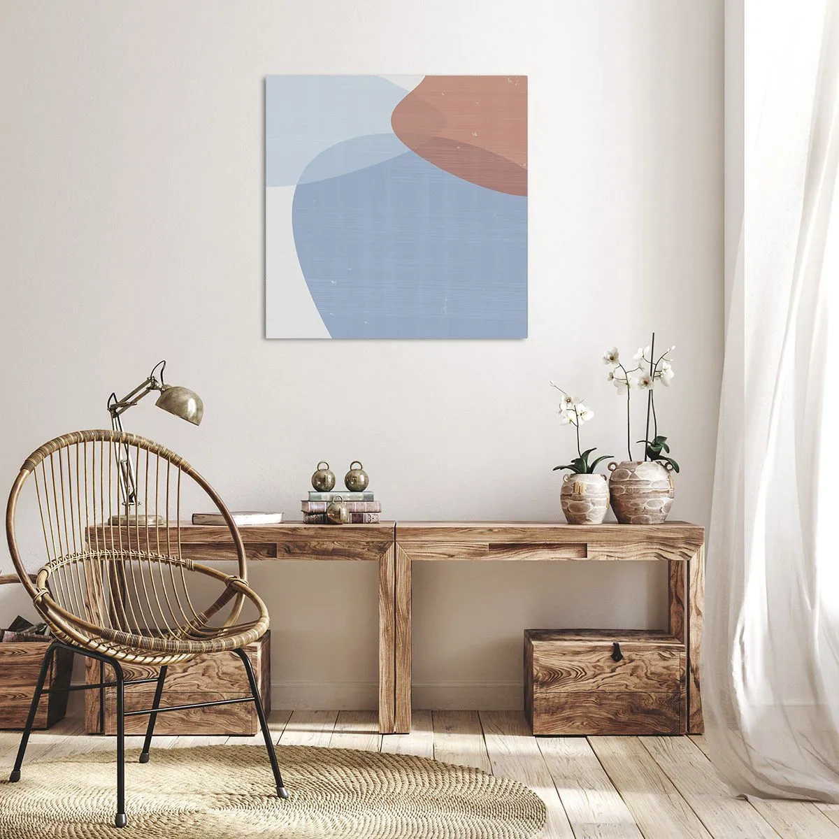 Impression sur toile - Image sur toile - Relations pastel - 70x70 cm