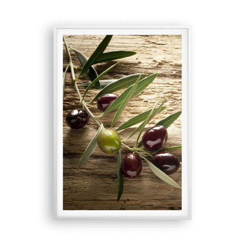 Affiche dans un cadre blanc - Poster - Directement de la nature - 70x100 cm