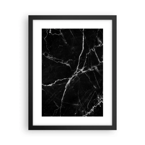 Affiche dans un cadre noir - Poster - La vie secrète de la pierre - 30x40 cm