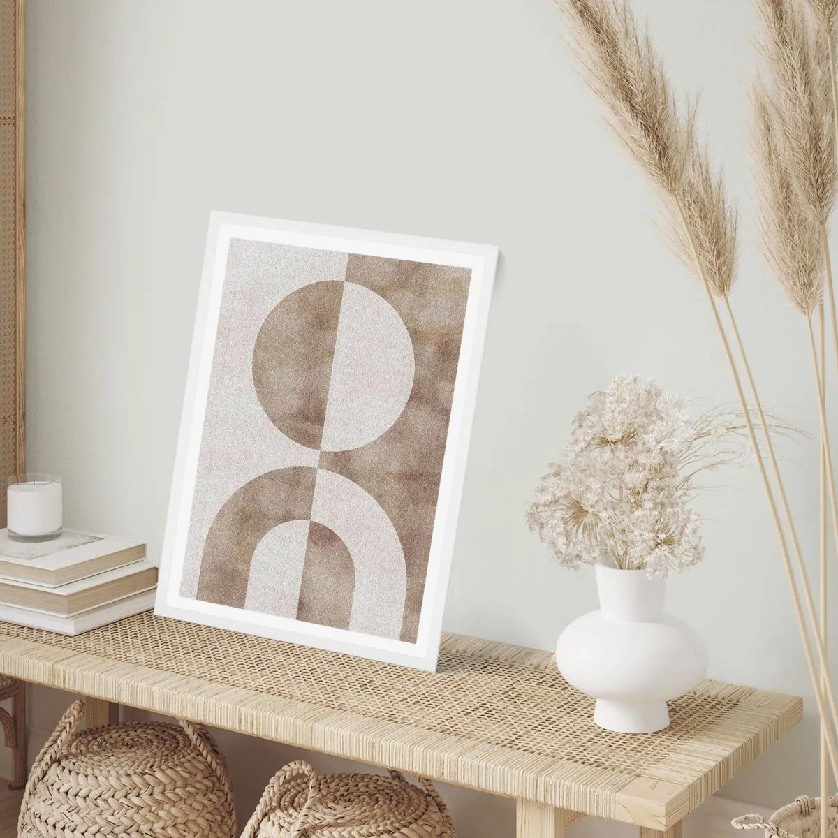 Affiche dans un cadre blanc - Poster - Similitudes et différences - 61x91 cm