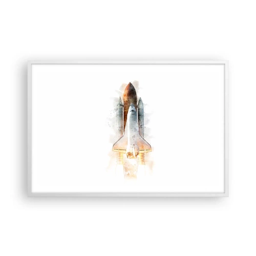 Affiche dans un cadre blanc - Poster - Des explorateurs pour commencer - 91x61 cm