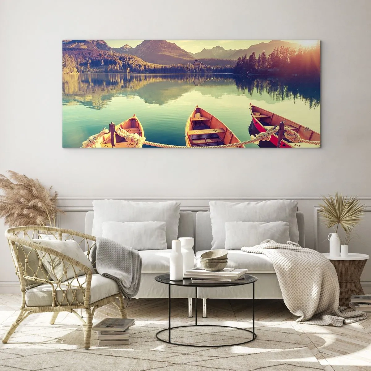 Impression sur verre - Image sur verre - Vivre selon ses règles - 90x30 cm