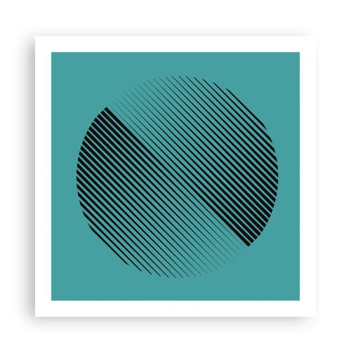 Affiche - Poster - Cercle – une variation géométrique - 60x60 cm