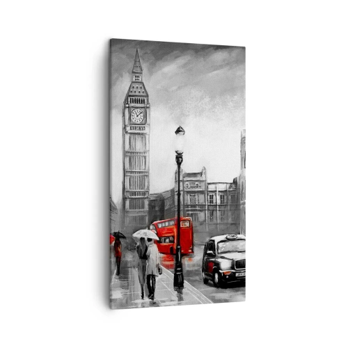 Impression sur toile - Image sur toile - Pas du tout une ville grise - 45x80 cm