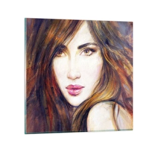 Impression sur verre - Image sur verre - Un sou pour vos pensées - 40x40 cm