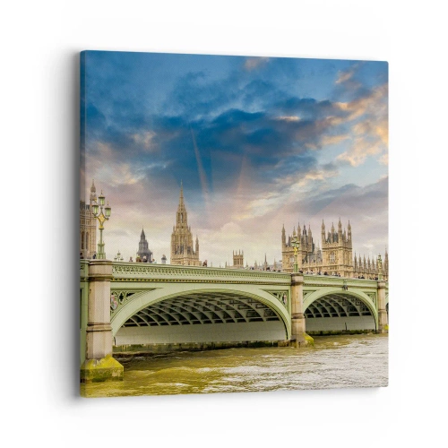 Impression sur toile - Image sur toile - Le temps s'est arrêté dans l'Empire - 40x40 cm